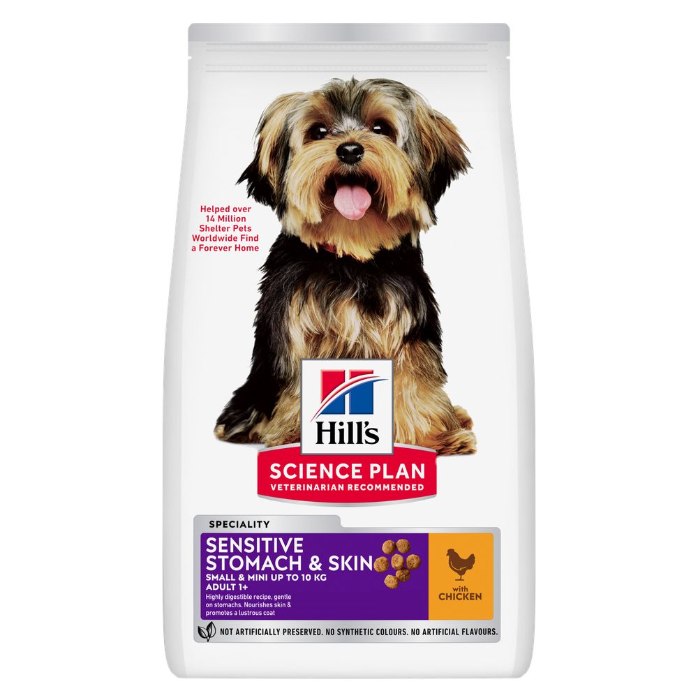 Hill's Science Plan Sensitive Stomach & Skin Adult 1+ Small & Mini Chicken