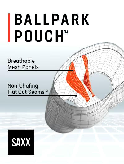 SAXX Men's 2 Pack Daytripper Active Moisture Wicking Boxer Brief Fly Underwear
