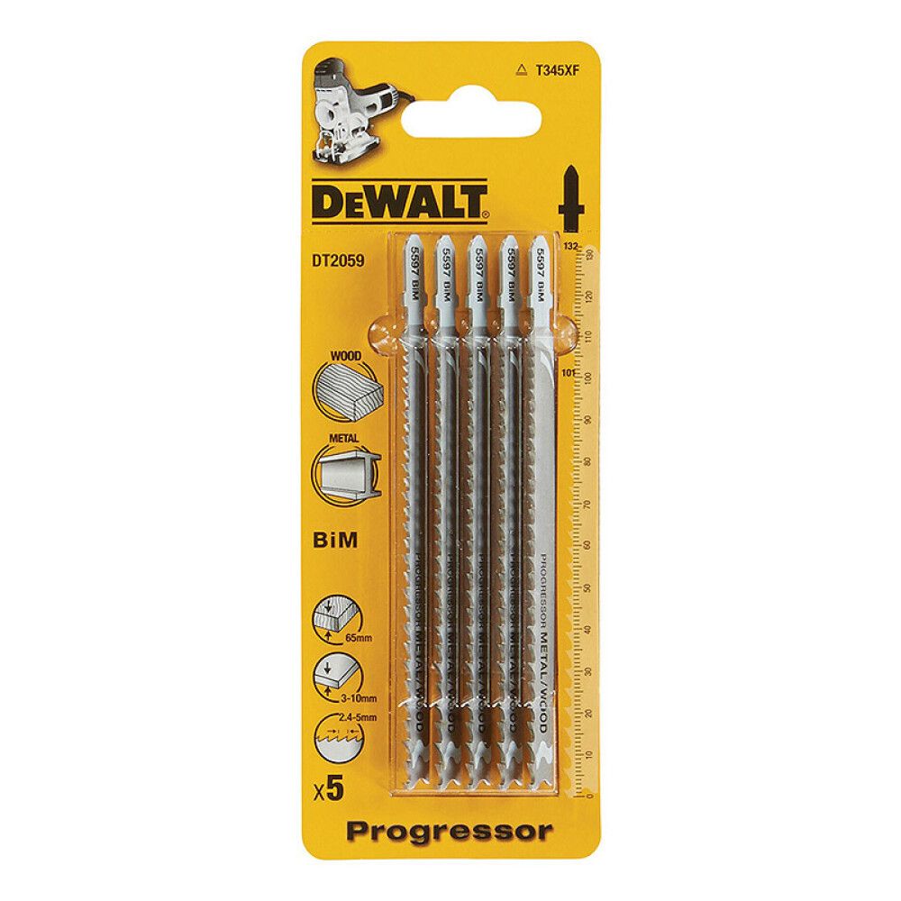 STIKKSAGBLAD DEWALT DT2059-QZ TRE OG METALL 132MM 5STK