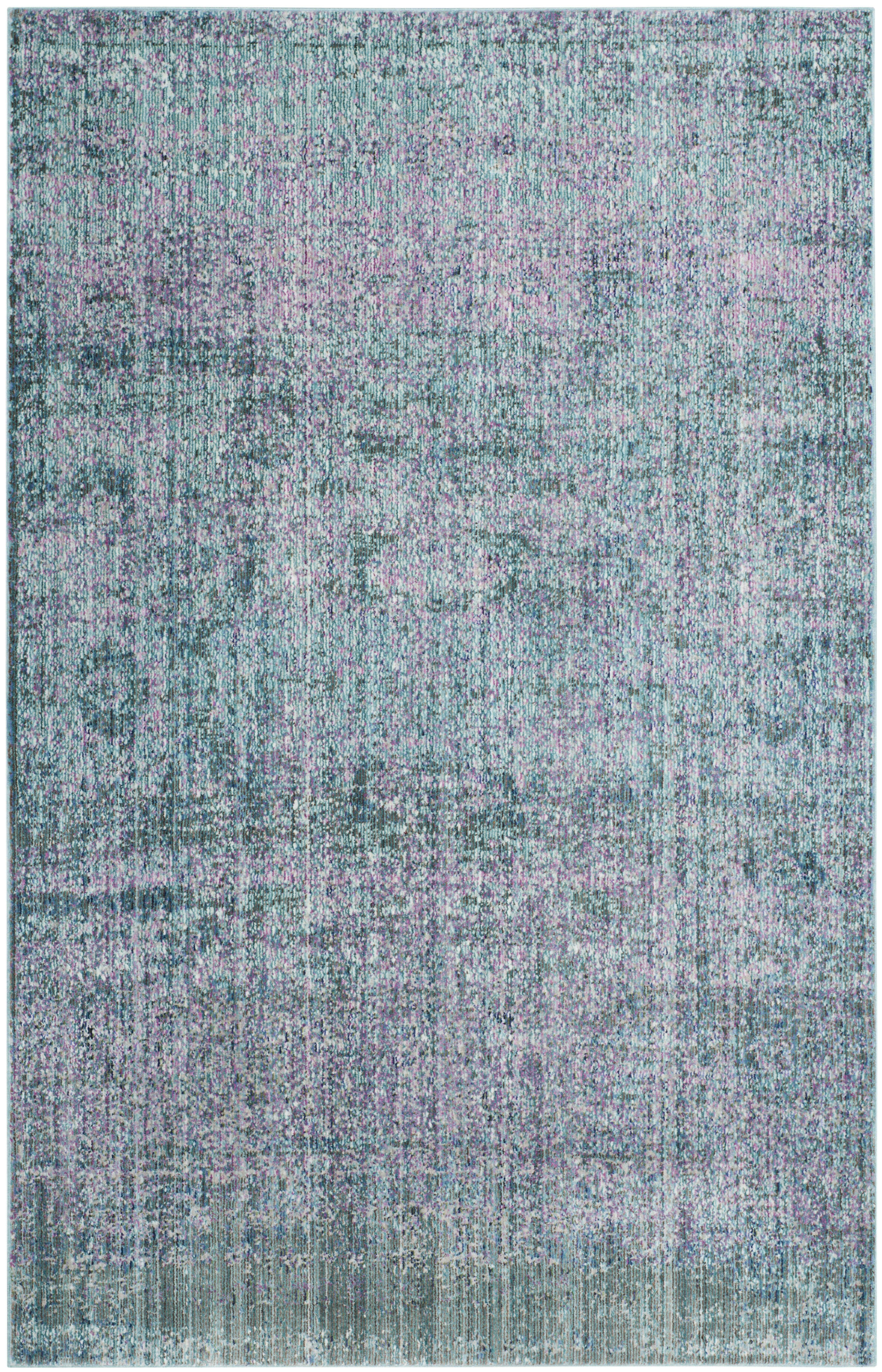 MYSTIQUE - Tapis de salon interieur en violet & multicolore, 91 x 152 cm