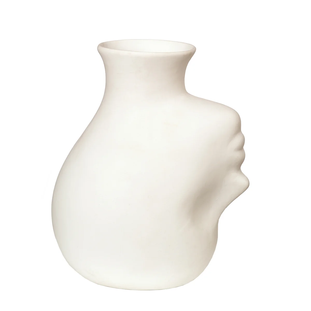 POLSPOTTEN - Head Upside Down Vase, weiß