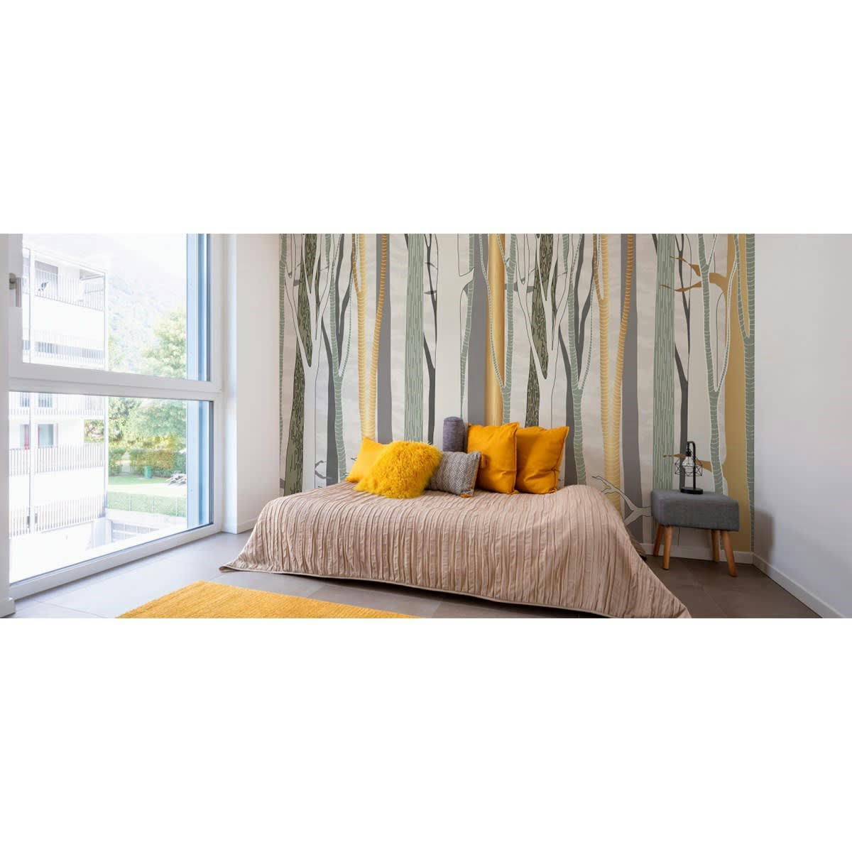 VOLGA - Papier peint panoramique en Papier Multicolore  432x280