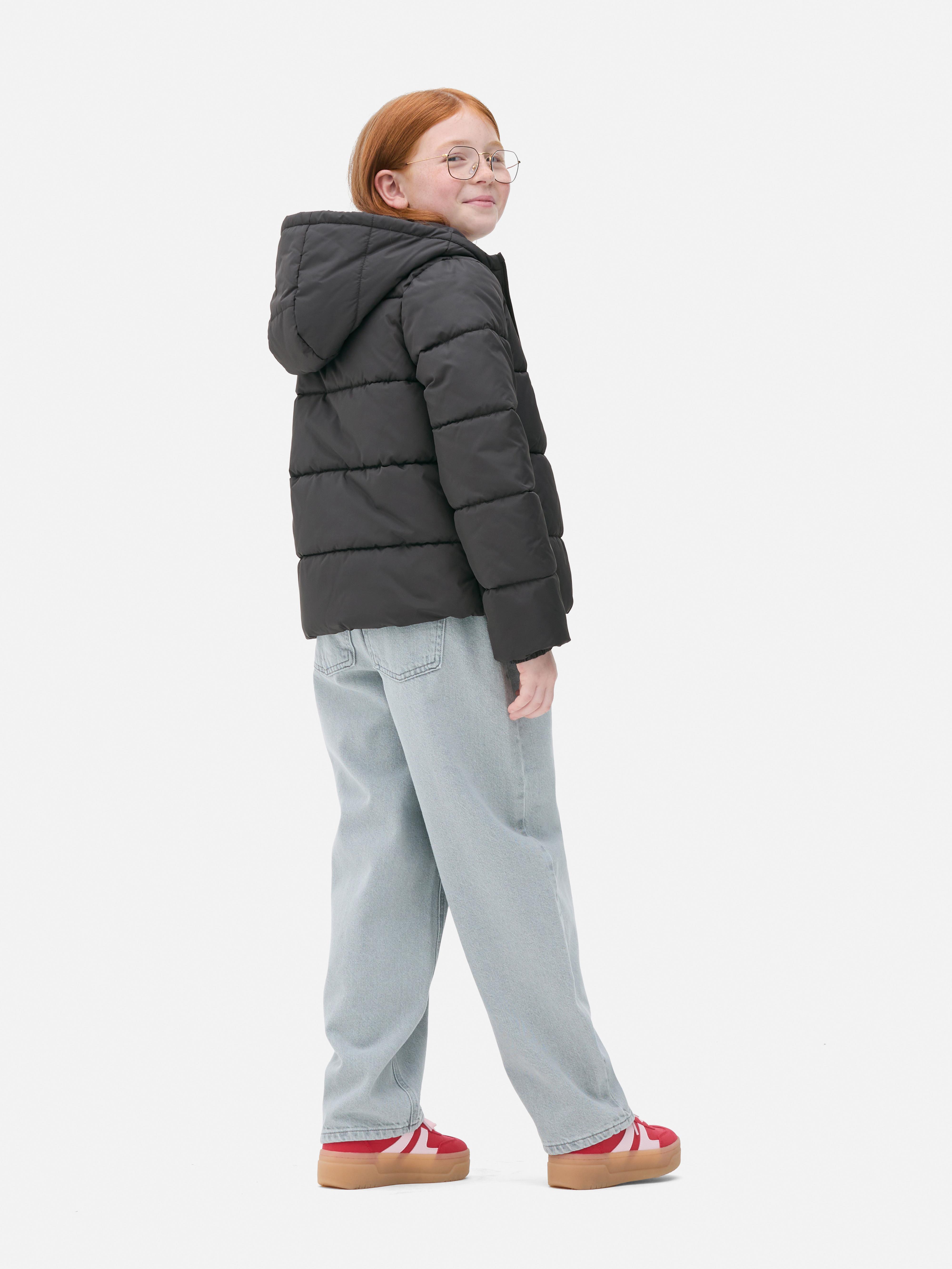 Hooded Zip-Up Puffer Jacket