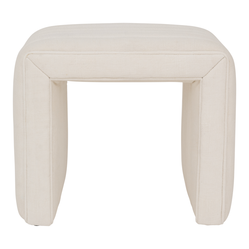 Urban Nature Culture poef Lyne Off White - 46 * 35 * 38 CM