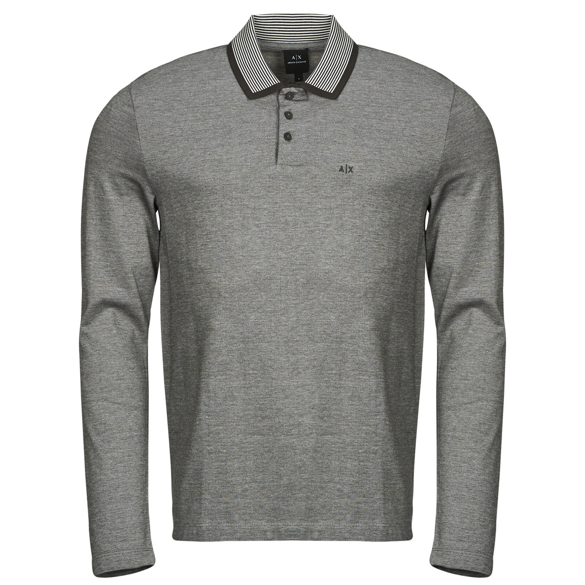 Armani Exchange - POLO SHIRT - Brown / Dark / Mottled