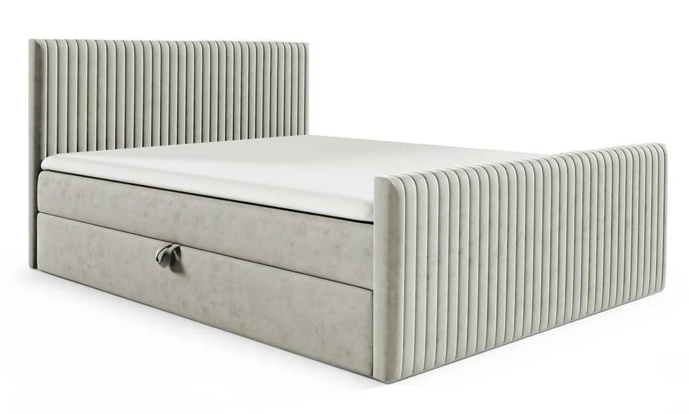Boxspring Pinehill velvet 180 x 200 cm met opbergruimte