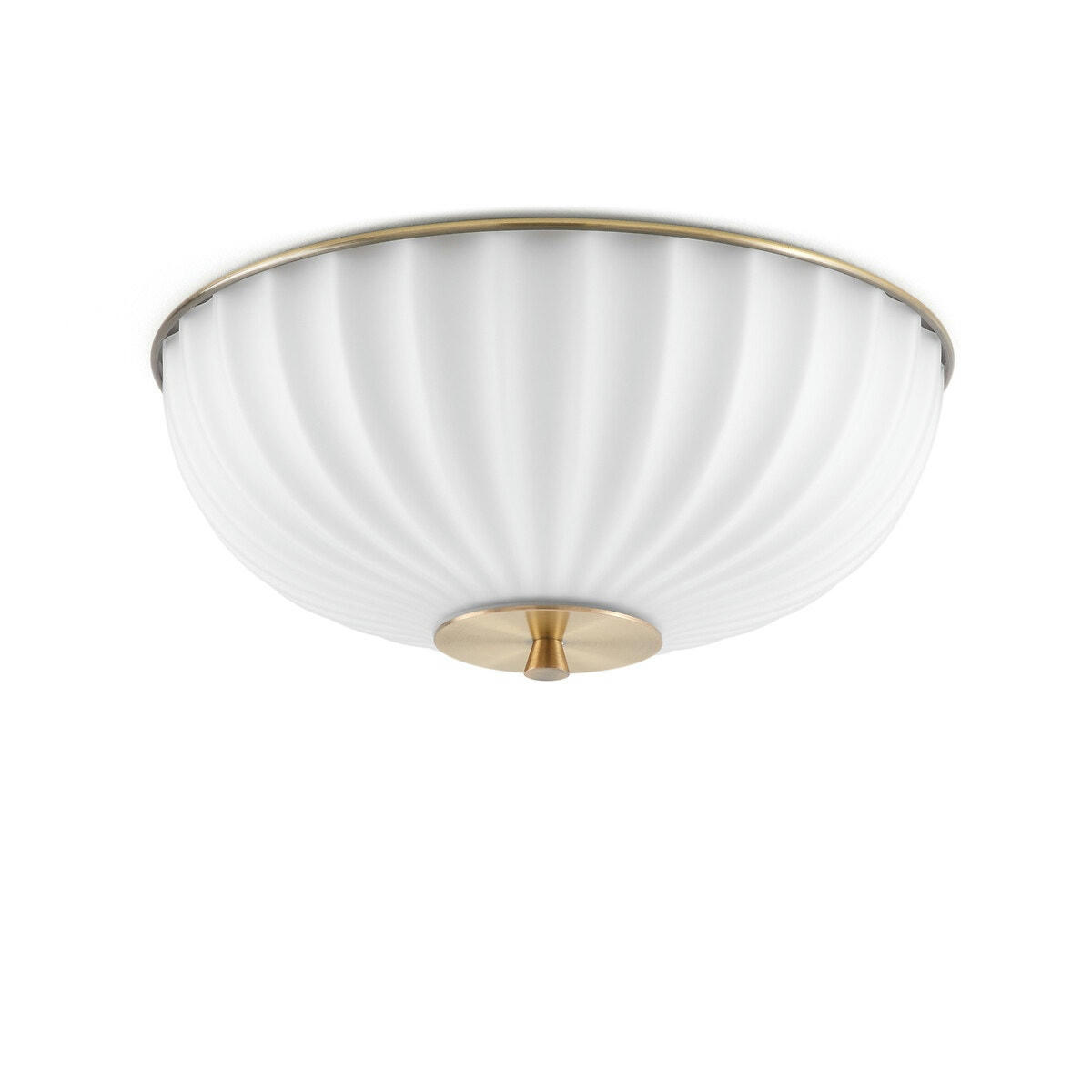 Plafonnier opaline, Canelé