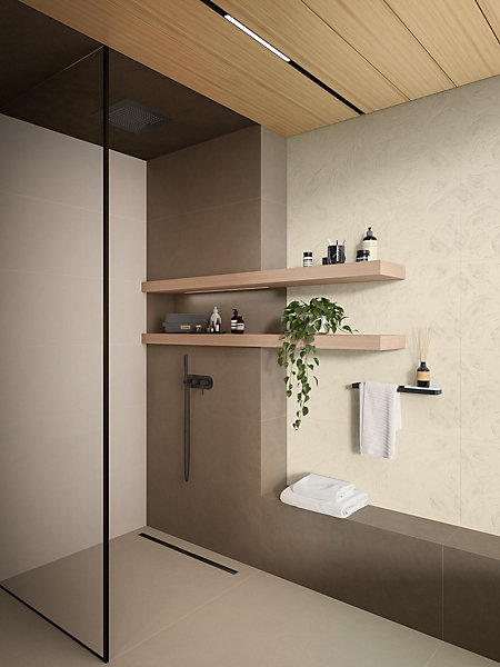 Carrelage effet Béton 3D Gris Ciment Art 120x50x0,85 cm Mat Talvoro - Mur intérieur (vendu par carton de 1,8 m²) - RO'MA CARRELAGE