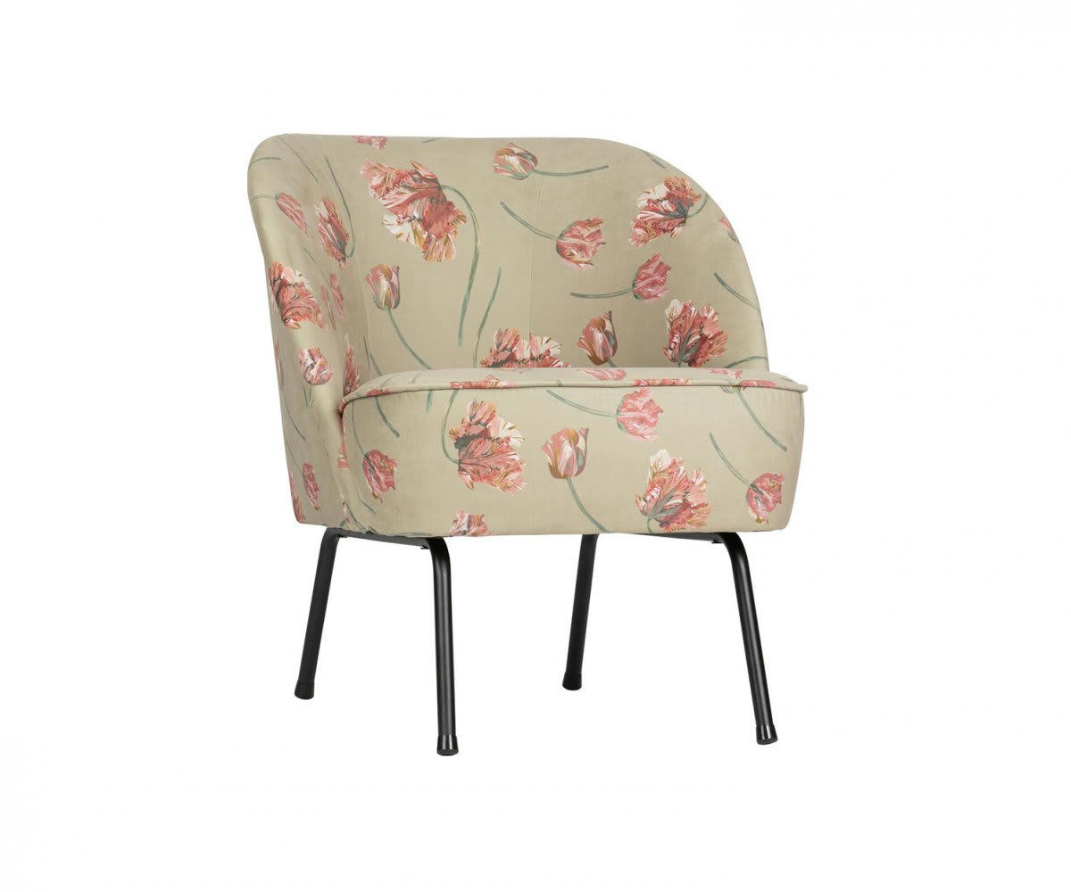 VOGUE - Fauteuil crapaud fleuris - BePureHome
