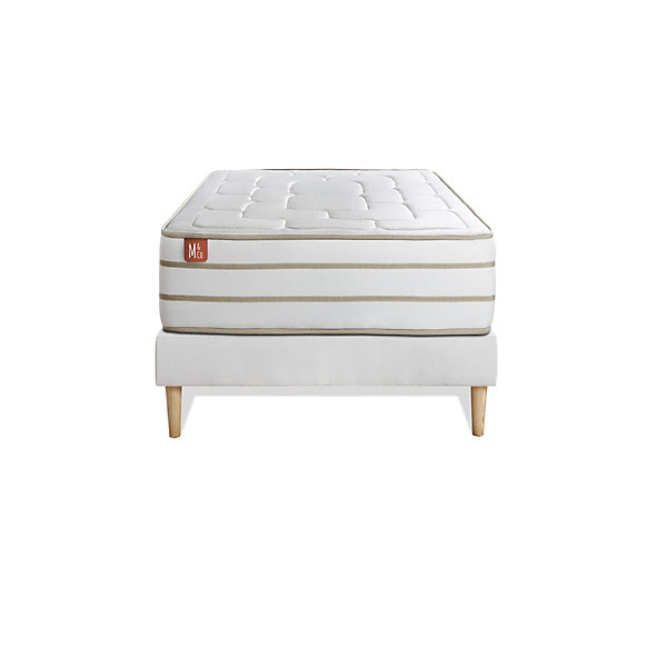 Ensemble Mémoire de forme de confort Equilibré avec sommier tapissier