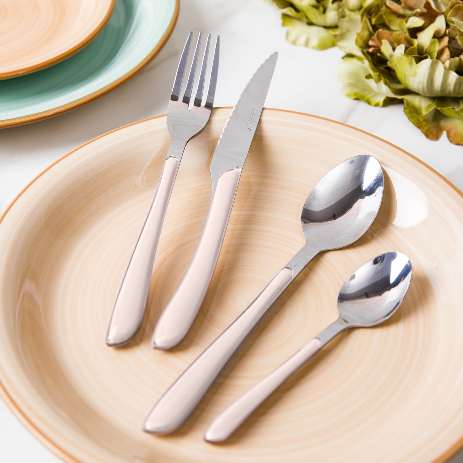 Set 24 posate acciaio Afrodite