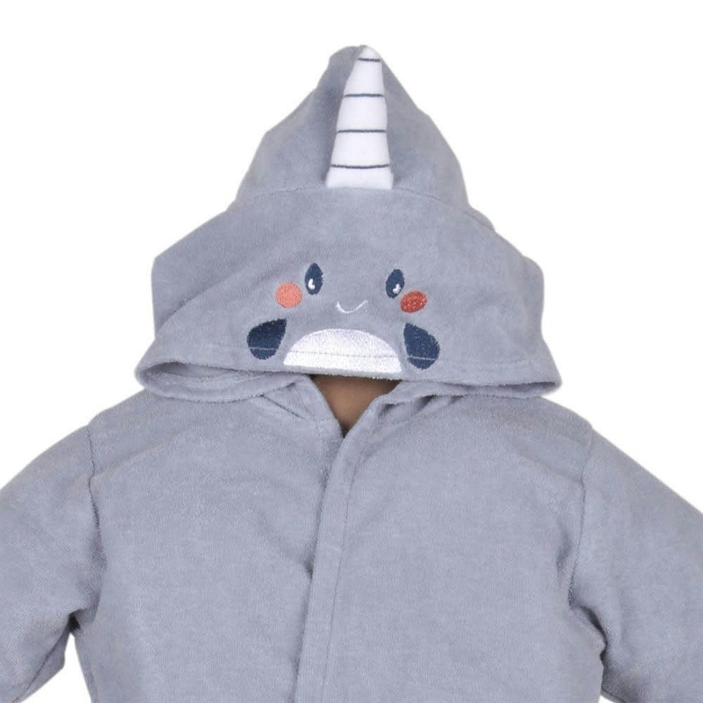 - Peignoir avec capuche pour bébé océan 18-24 mois