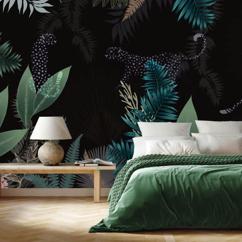 STRONG JUNGLE - Papier Peint Panoramique L432xH270cm Multicolore Jungle