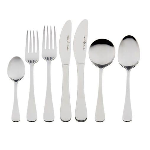 Wilkie Brothers 42 Piece Stainless Steel Livingston Cutlery Set 42pc