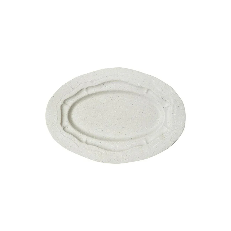 plat ovale s sable mat