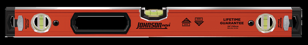 Johnson 9850 Series Box Beam Level, 24-in
