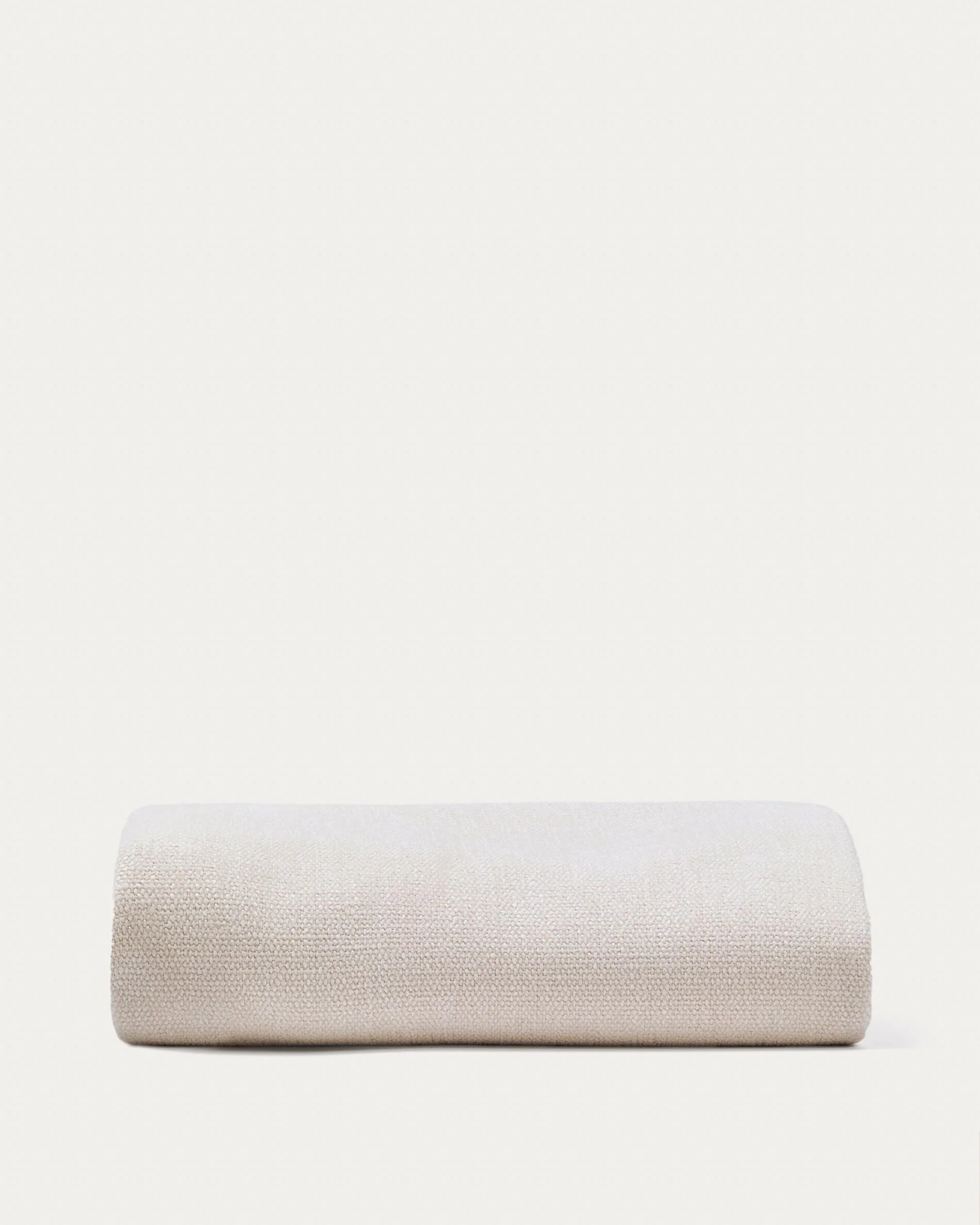Jaira base cover in white chenille for 160 x 200cm bed