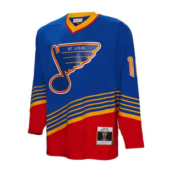 Brett Hull St. Louis Blues  1995/96 Blue Line Player Jersey - Blue