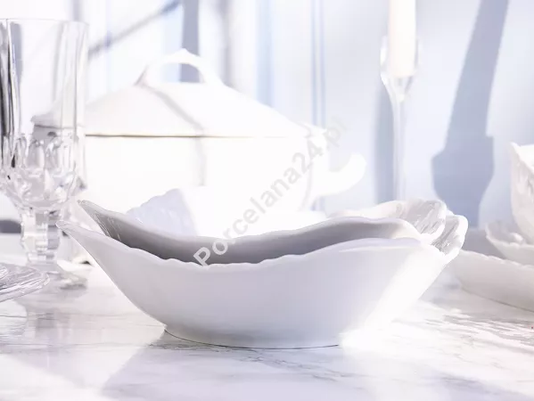 Serwis obiadowy na 12 osób (43 el) Ćmielów - Rococo 0001
