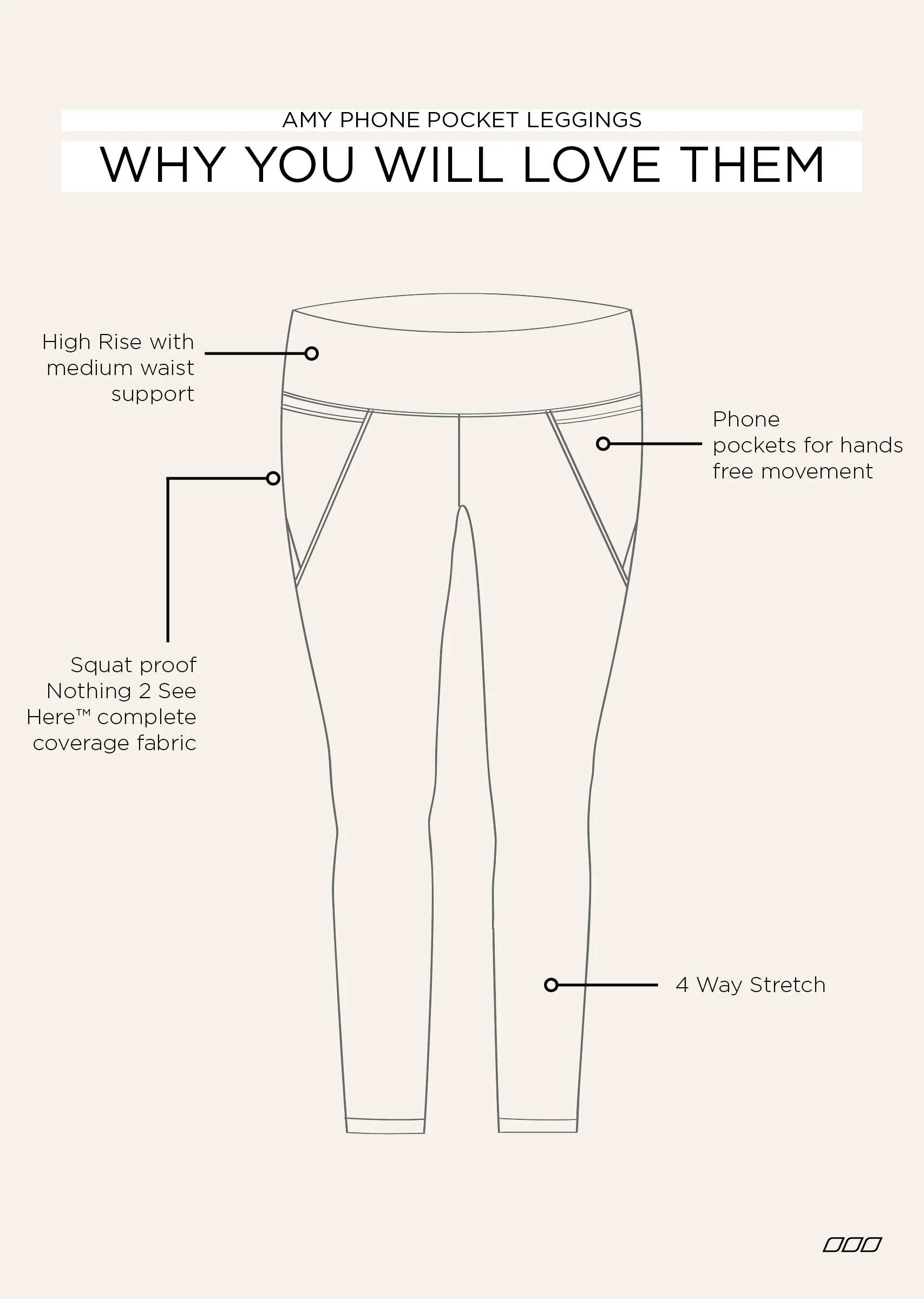 Amy Phone Pocket Ankle Biter Leggings