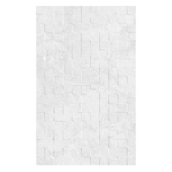 Carrelage mural intérieur décor petits carreaux effet marbre blanc L.40 x l.25 cm x ép.8,3 mm, Ideal Marble