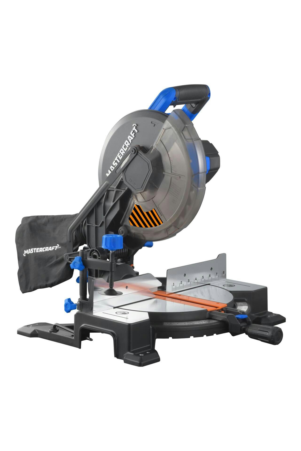 Mastercraft Single-Bevel Compound Mitre Saw, 10-in