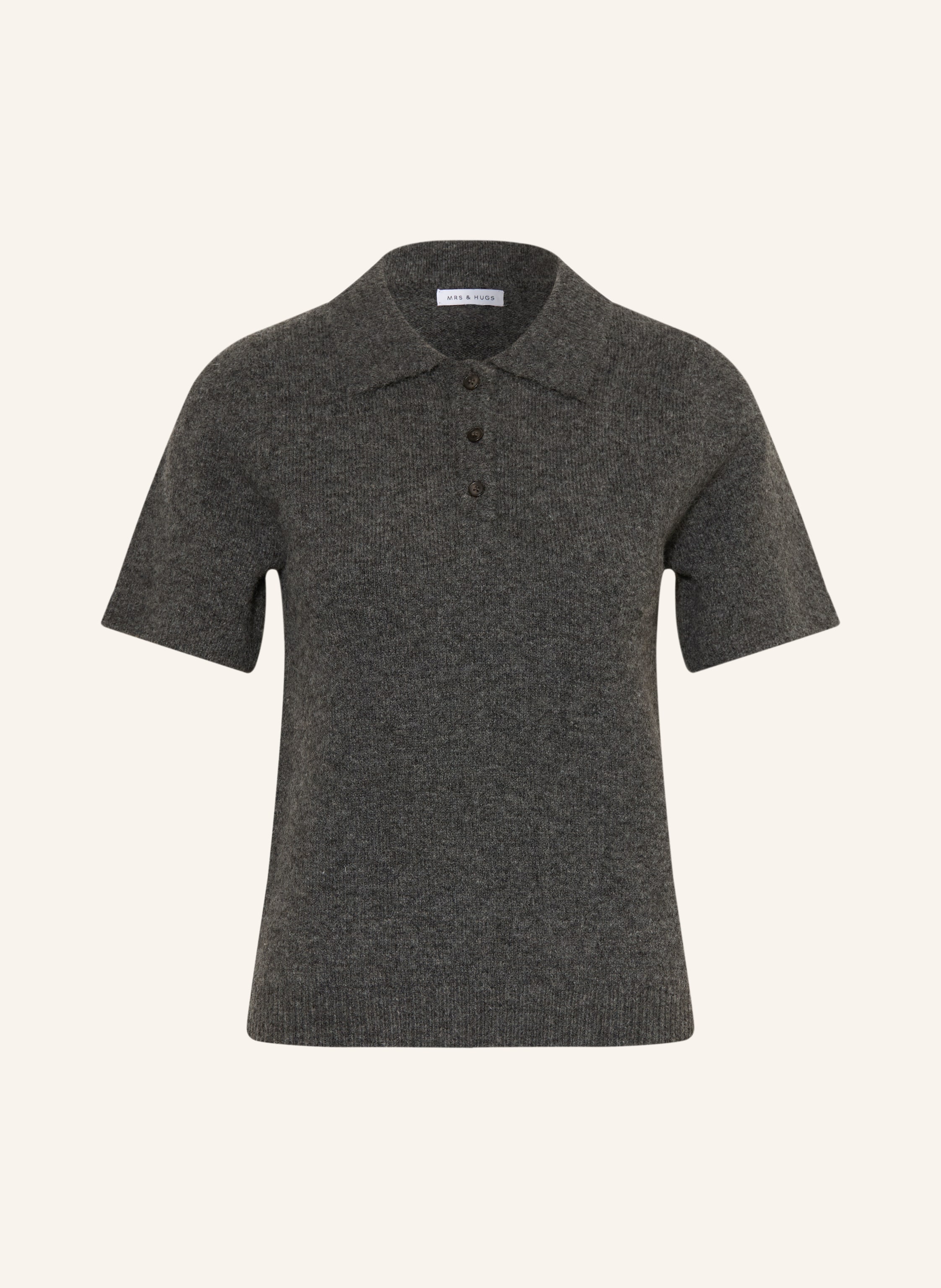 MRS & HUGS Strick-Poloshirt