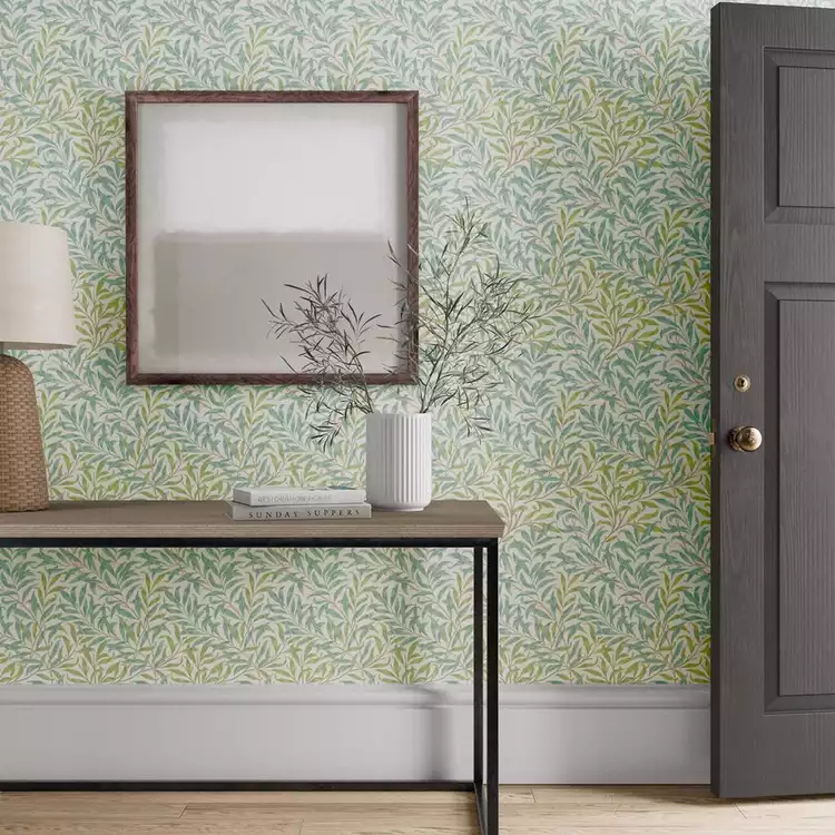 Morris & Co. Willow Bough Blue Floral Wallpaper
