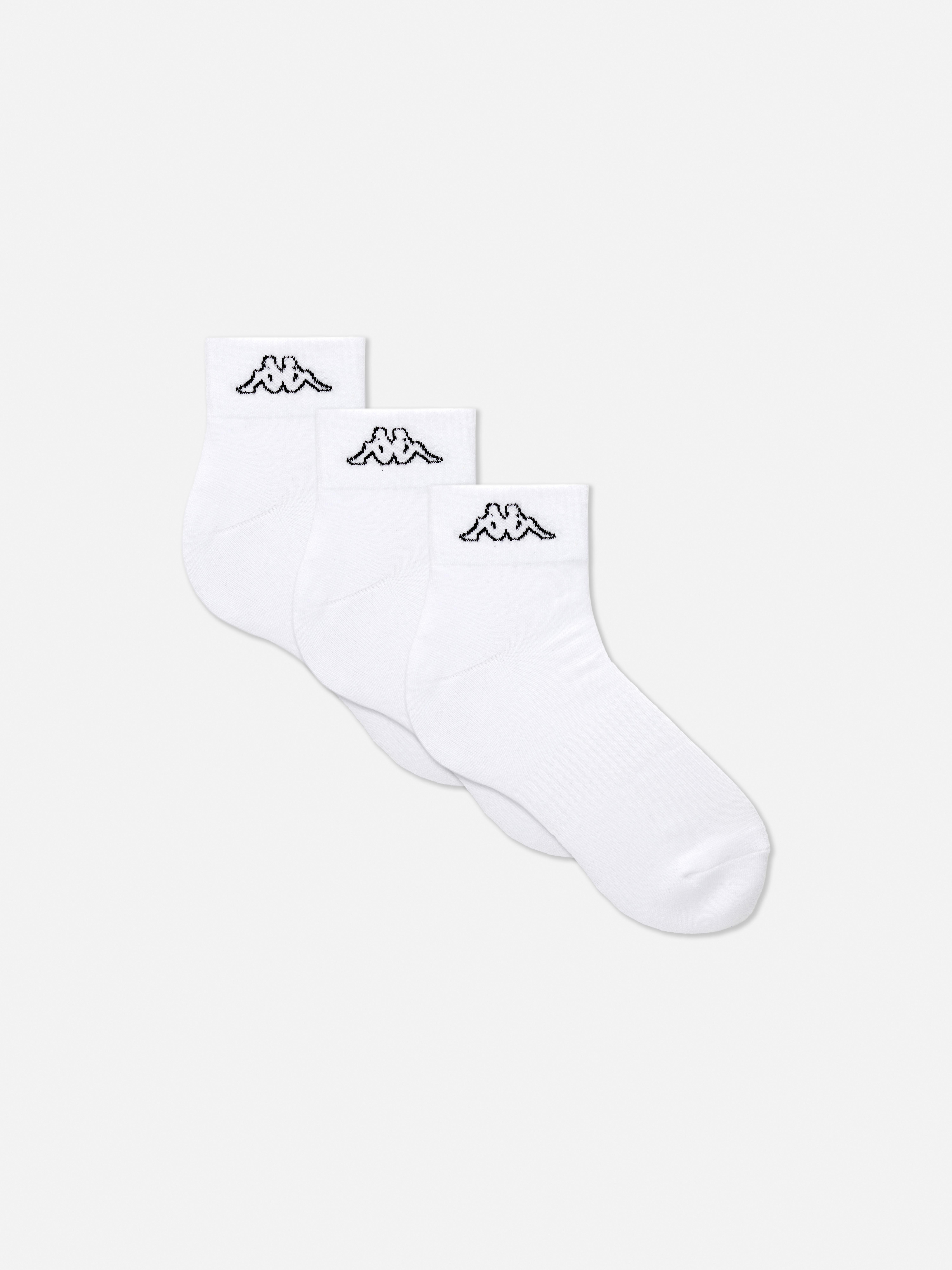 3-Pack Kappa x Primark Quarter Crew Socks