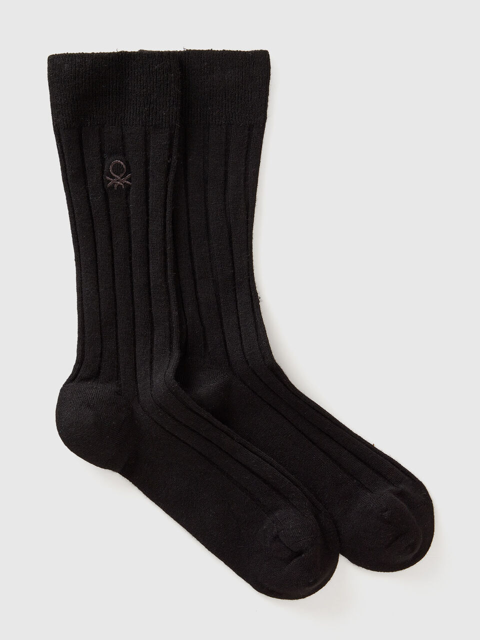 High socks in cashmere blend