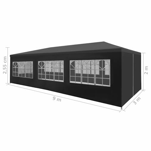 NNEVL Party Tent 3x9 m Anthracite