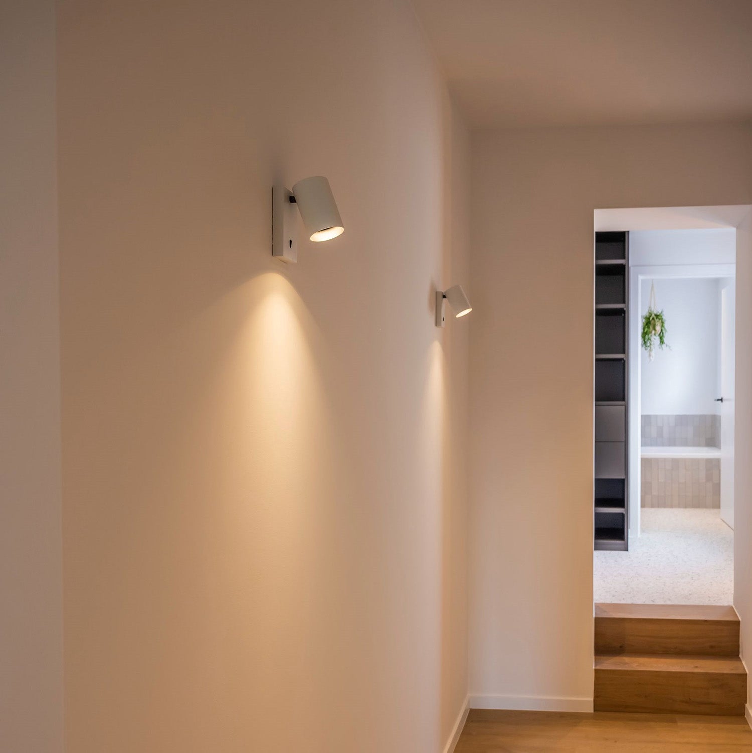Atmooz Wandlamp Nuo - Wit Industriele Muurverlichting