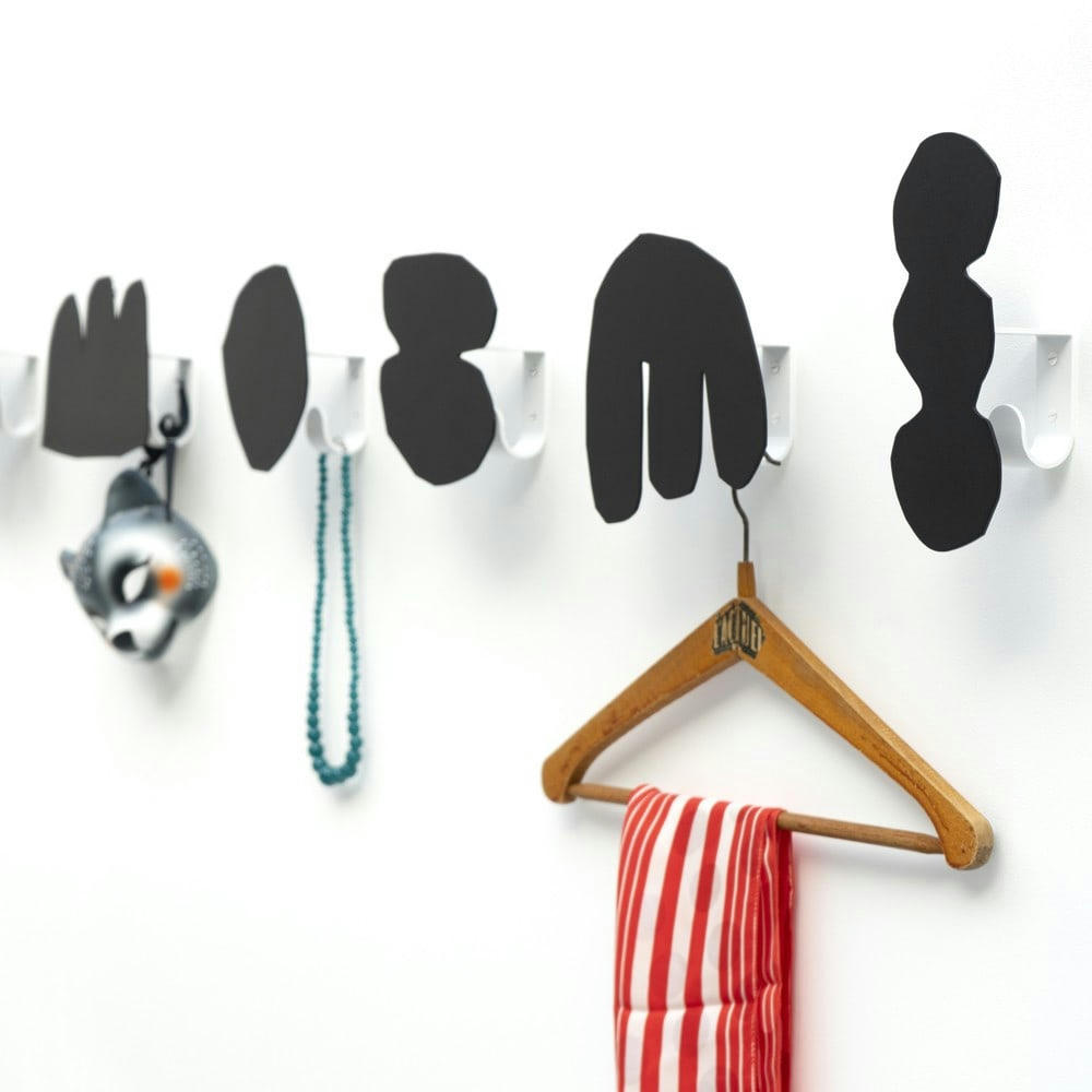 ENRI - Patère noire H17,8cm