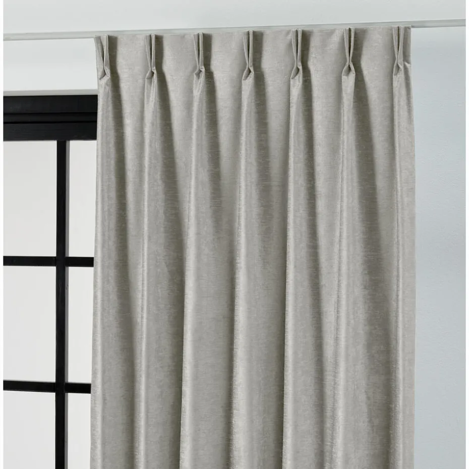 Kwantum Vouwgordijnen | Gordijn Emma  Grijs