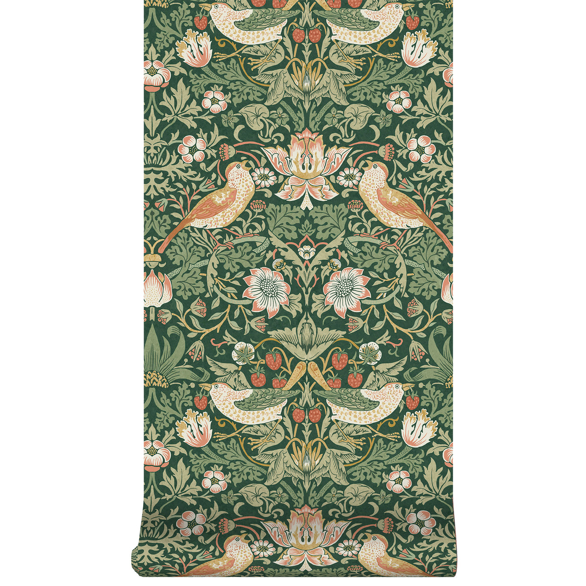 William Morris at Home Vliesbehang Strawberry Thief - 10mx52cm