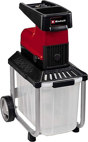 Broyeur de végétaux silencieux 2800W avec bac 60L et coupe par cylindre pour un jardin propre et sans effort