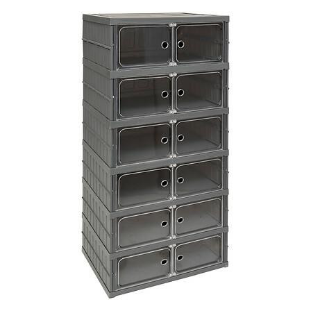 SZAFKA DO PRZECHOWYWANIA Fold`n`Box składana szara