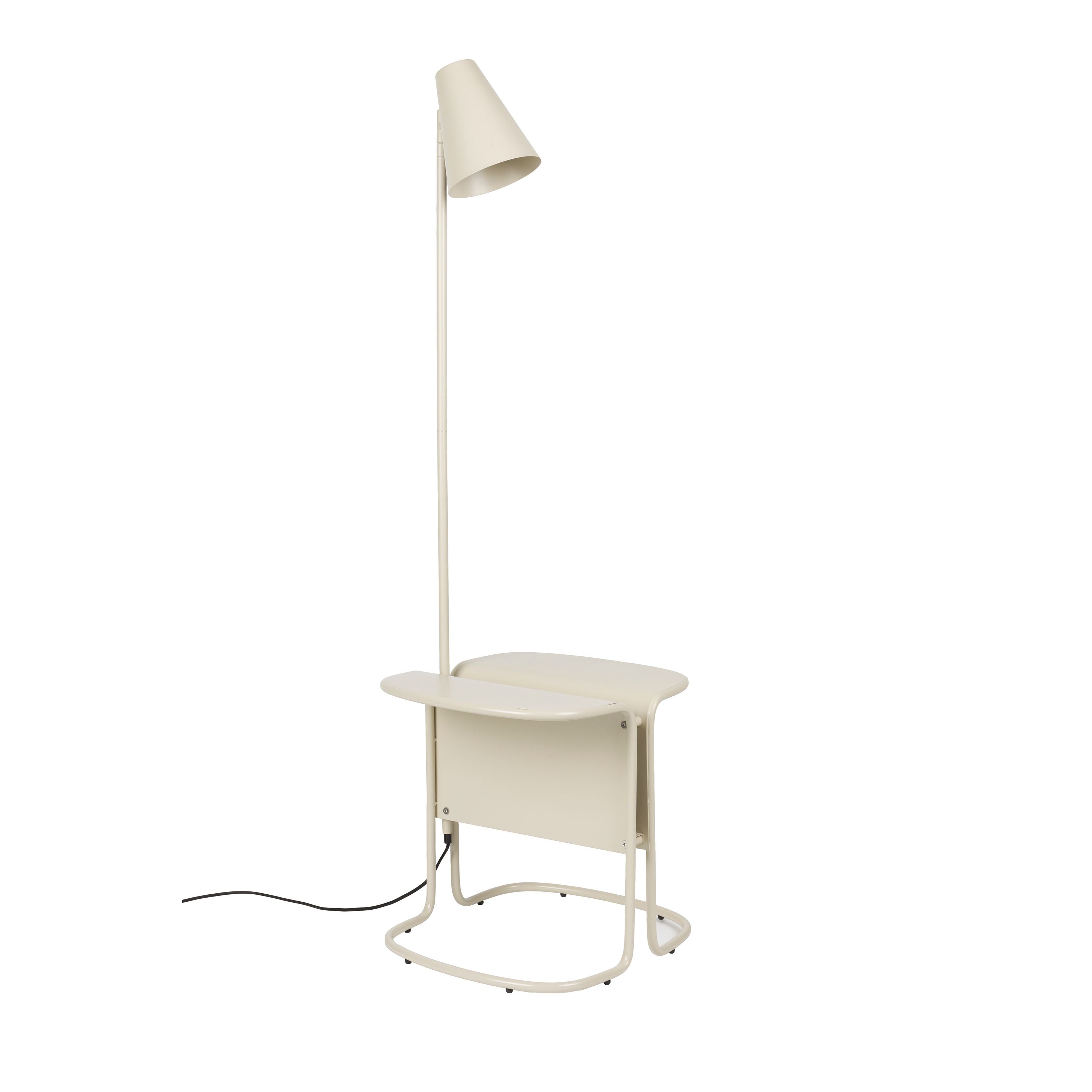 Zuiver Lustor Vloerlamp   Bijzettafel Beige