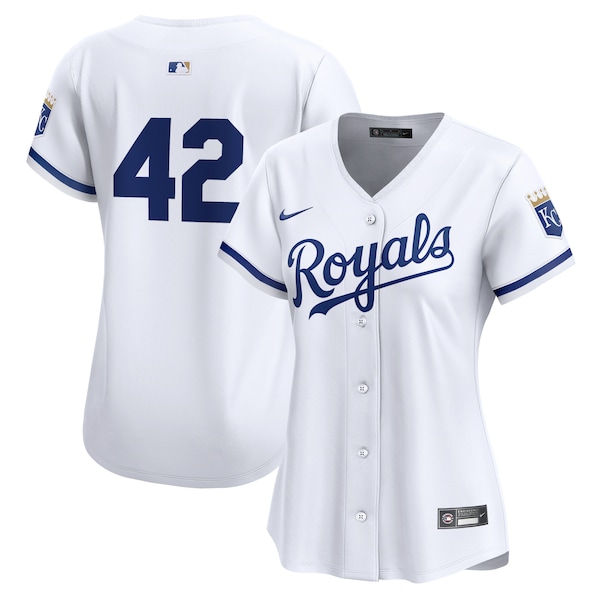 Kansas City Royals Nike Women's 2024 Jackie Robinson Day Home Limited Jersey – White