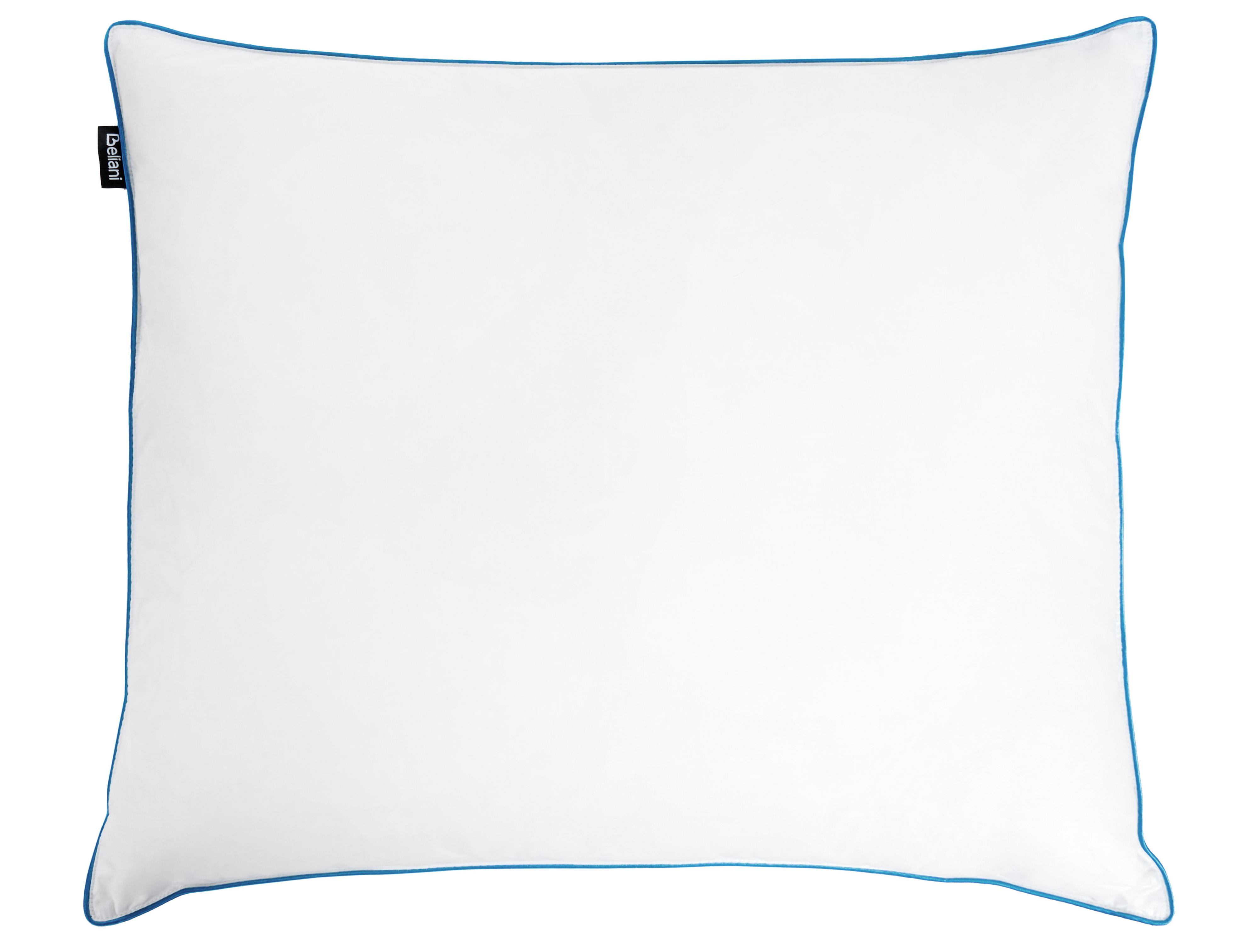 Bed Pillow ANETO High Duck Feathers and Down 80 x 80 cm White