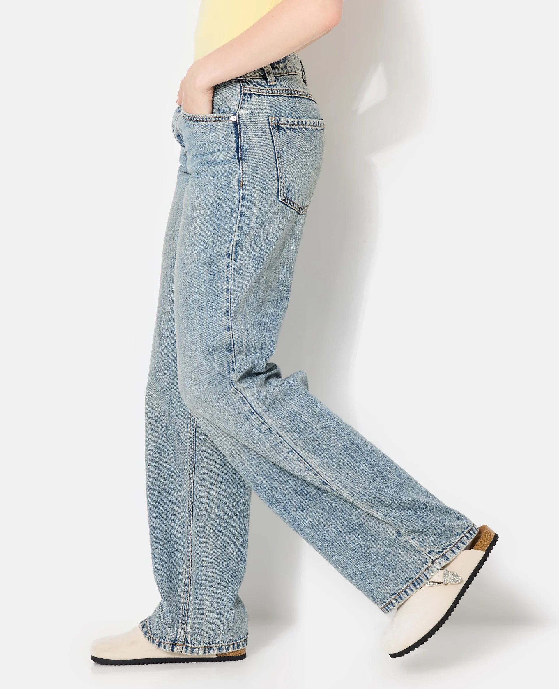 J71-3 / Jean wide taille basse