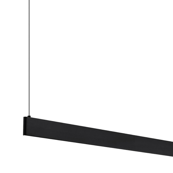 Lampa wisząca LINEA czarna LED 1x36W Odcienie bieli 1800lm Milagro