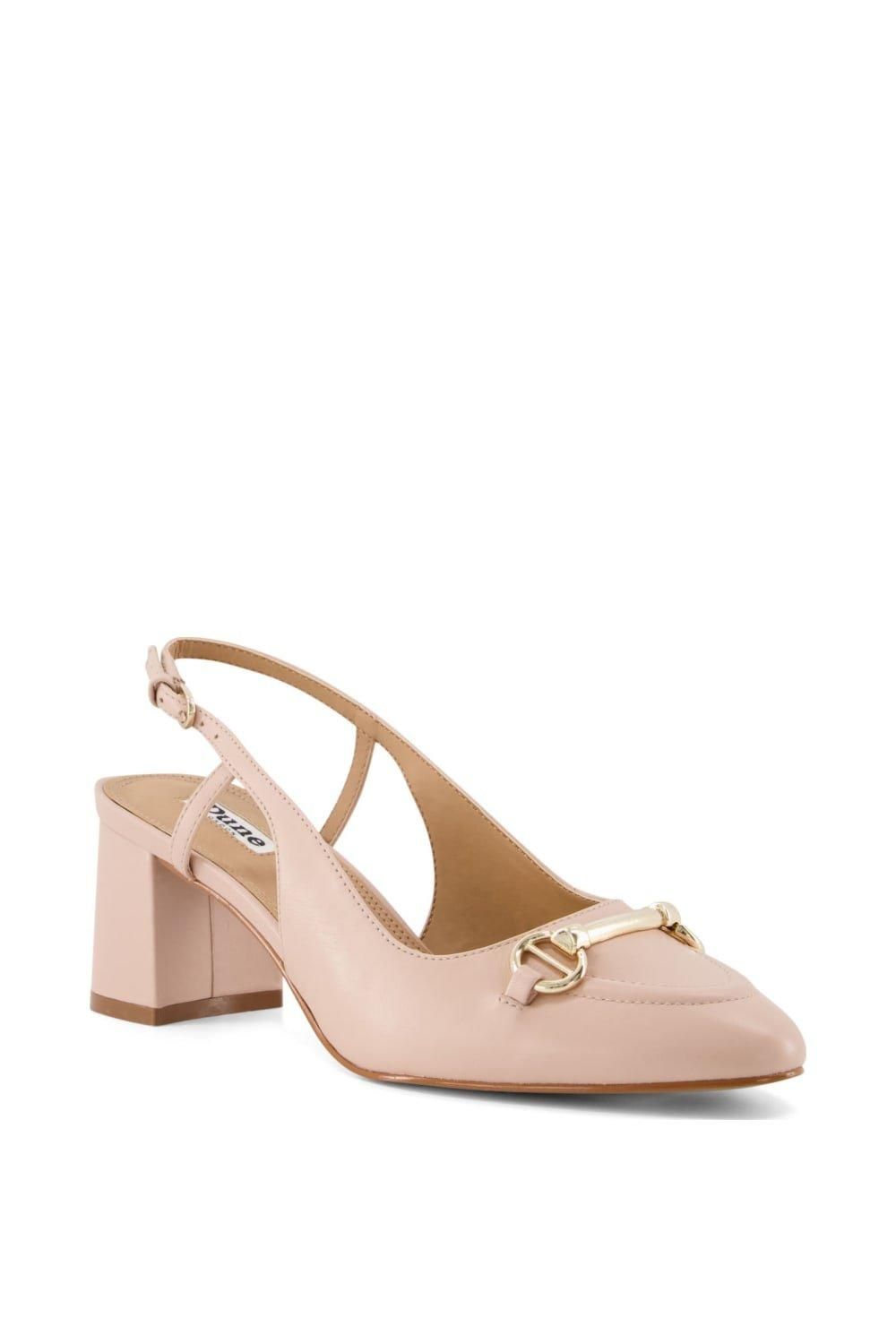 Dune London Cassie' Leather Strappy Heels