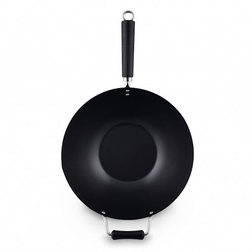 Ken Hom Excellence Carbon Steel Non-Stick Wok 31Cm Suits Induction