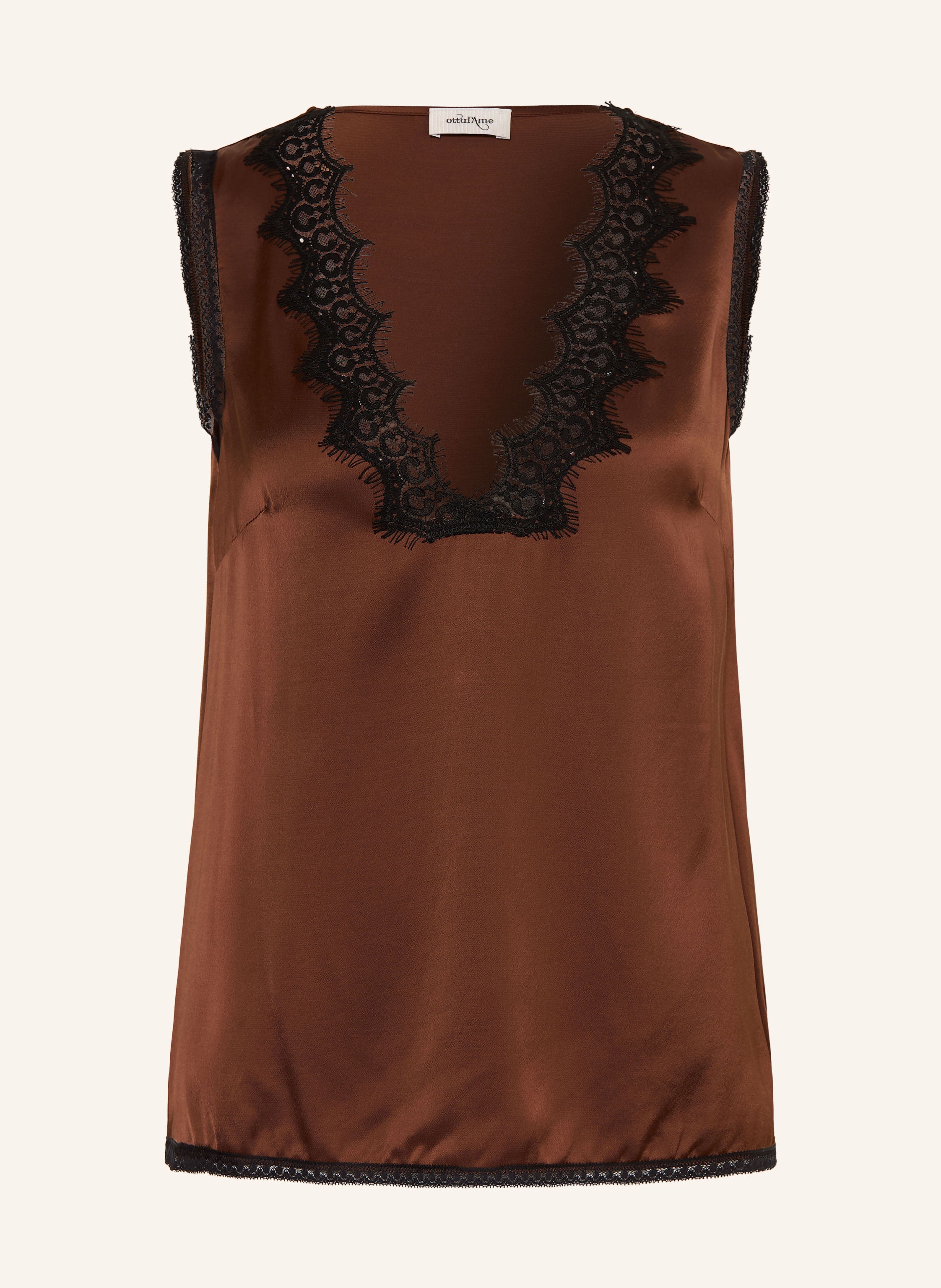 ottod'ame Satintop mit Spitze