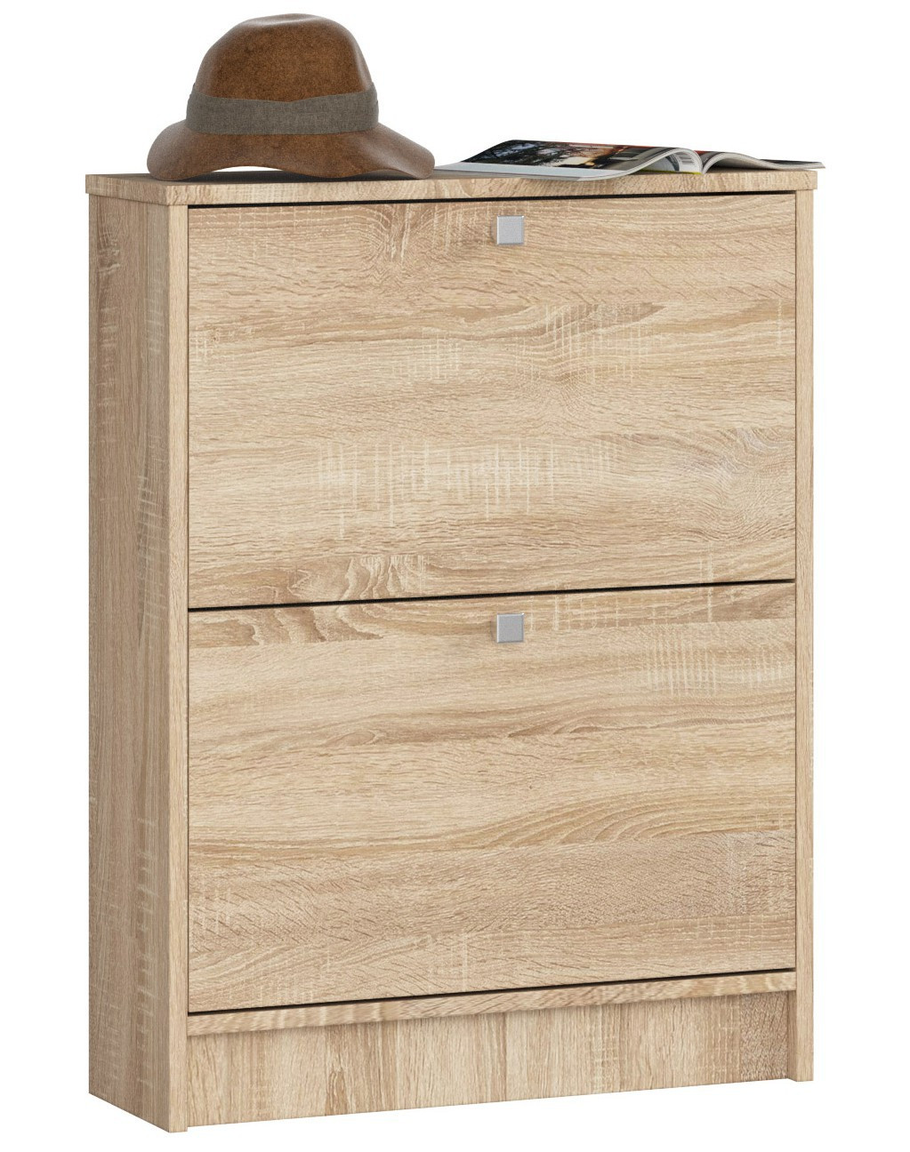 Szafka na buty AKORD Dąb Sonoma 60 cm 2 półki 60x20x80 cm