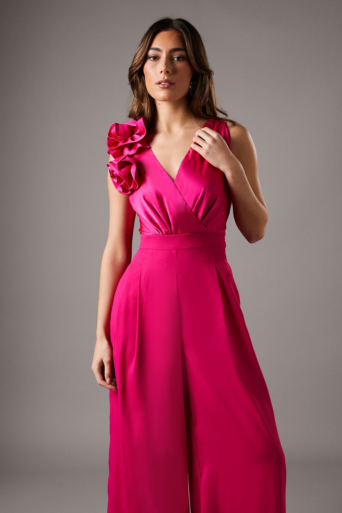Coast Corsage Cowl Back Jumpsuit