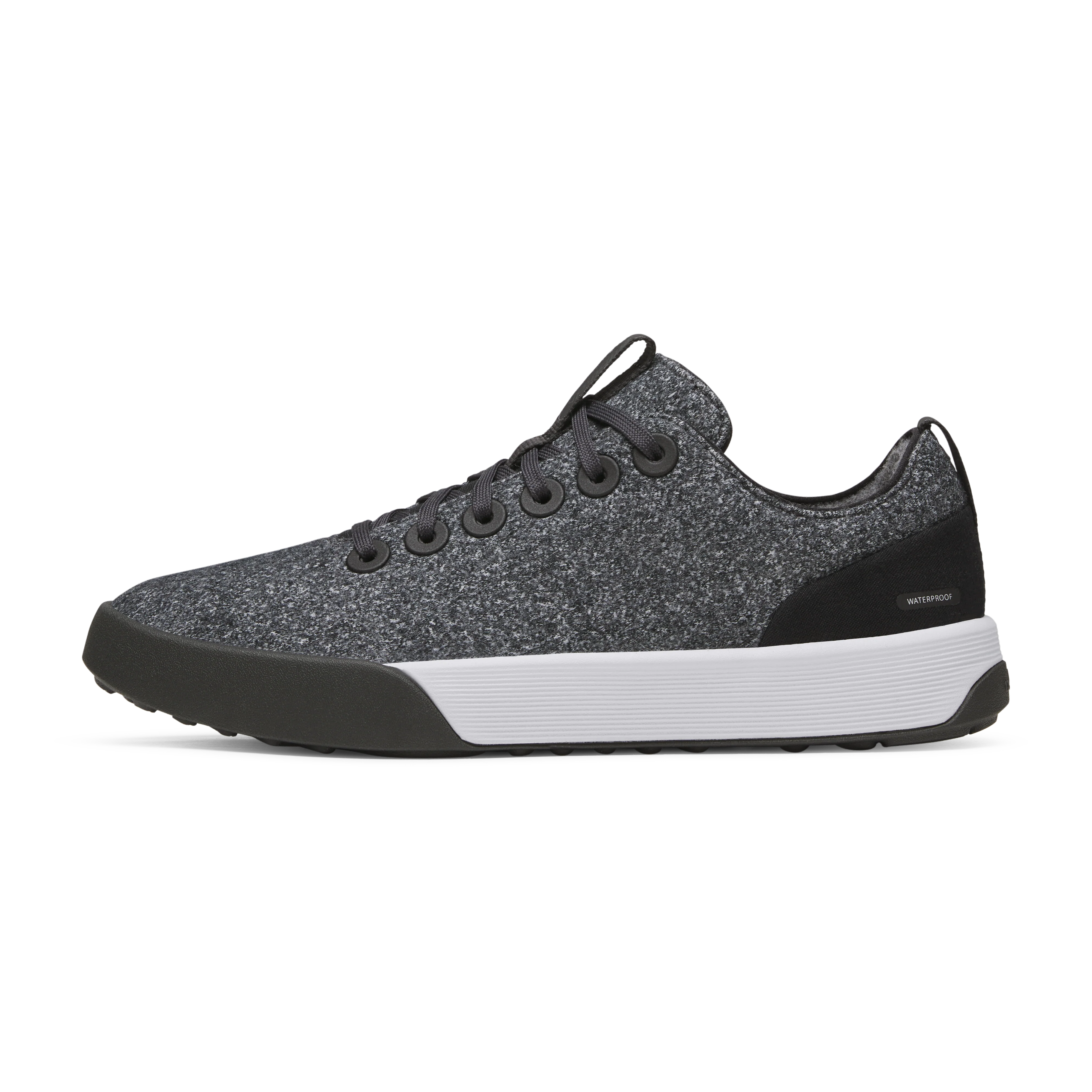 Men's Wool Cruiser Waterproof - Dark Grey (Light Grey Sole)