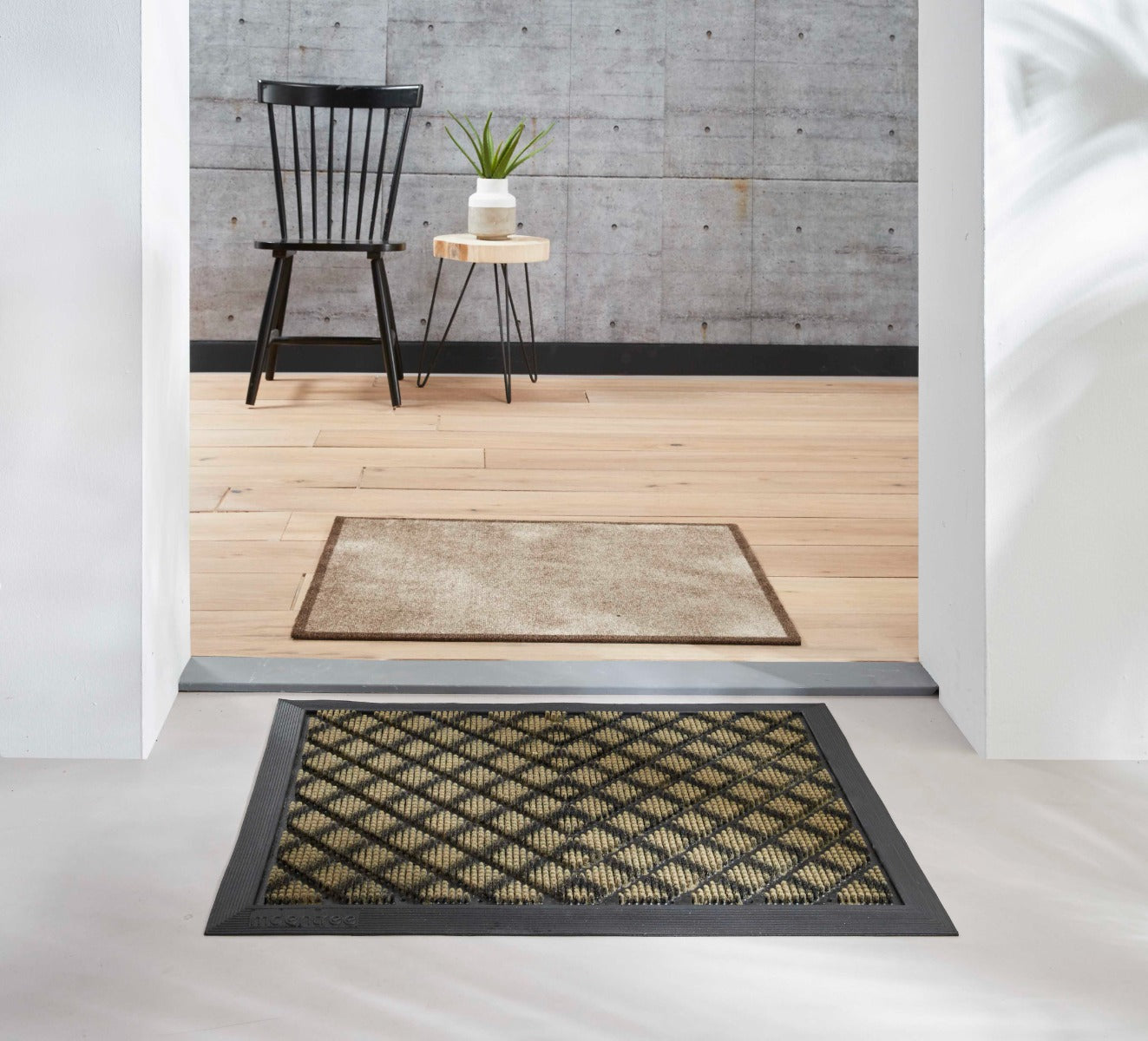 MD Entree - Deurmat - Outdoormat - V-Power - Beige - 60 x 80 cm