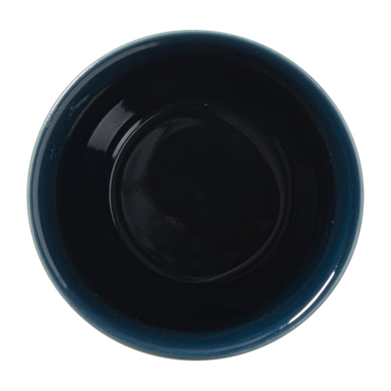 Hugo Kennis espresso mok - blauw/wit - 70 ml